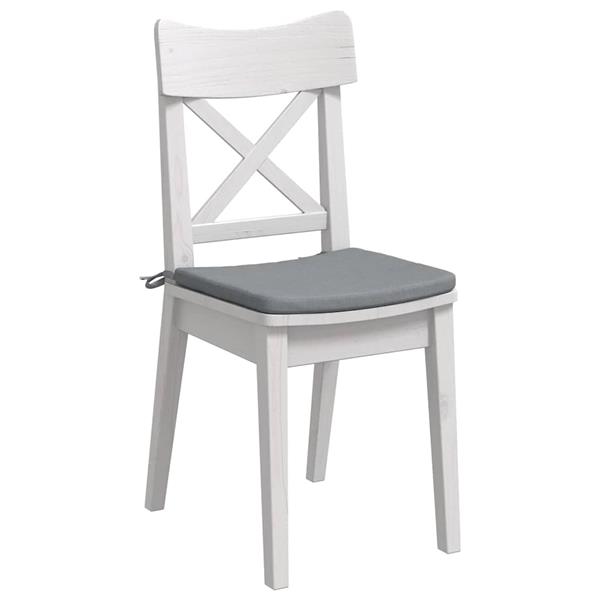 Grote foto vidaxl zitkussens 4 pcs lichtgrijs 40 x 40 x 3 cm stof huis en inrichting woningdecoratie