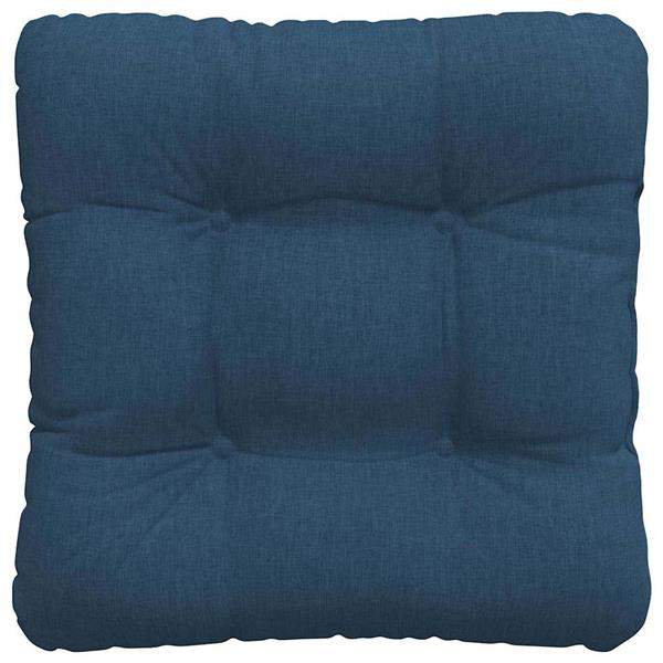 Grote foto vidaxl zitkussens 4 pcs blauw 40 x 40 x 12 cm stof huis en inrichting woningdecoratie