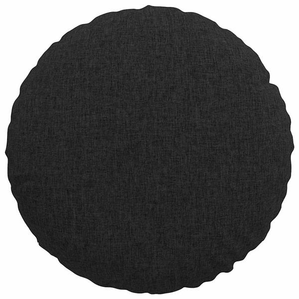 Grote foto vidaxl zitkussens 2 pcs zwart 40 x 13 cm stof huis en inrichting woningdecoratie