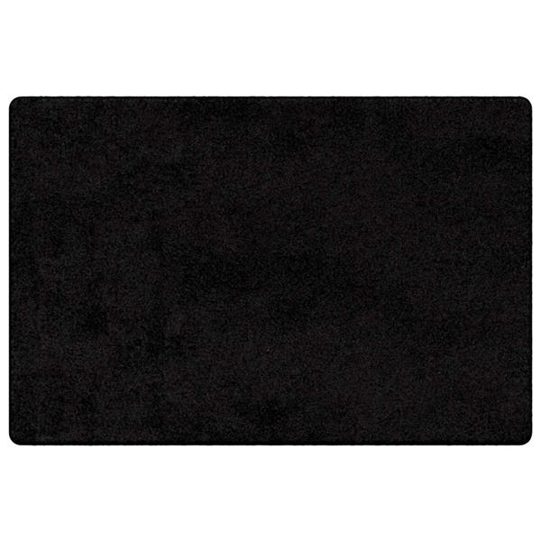 Grote foto vidaxl tapijt loper zwart 100 x 150 cm 100 polypropylene tuft huis en inrichting vloerbedekking en kleden