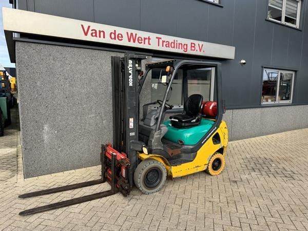 Grote foto komatsu fg15ht 20r duplo 325 sideshift vorkversteller lpg 2006 agrarisch heftrucks