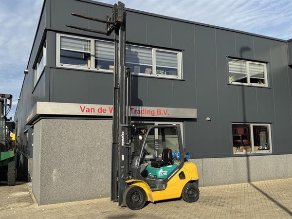 Grote foto komatsu fg25ht 16r triplo 470 freelift sideshift vorkversteller lpg 2008 agrarisch heftrucks