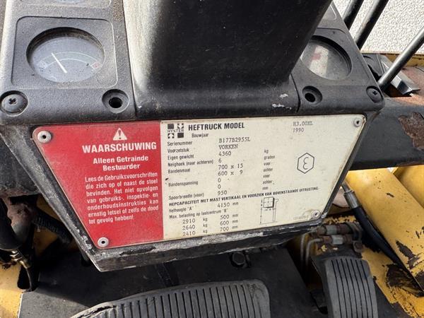 Grote foto hyster h3.00xl duplo 400 3e functie isuzu diesel 1990 agrarisch heftrucks