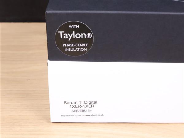 Grote foto chord company sarum t highend digital audio aes ebu interconnect xlr 1 0 metre new 30 off audio tv en foto onderdelen en accessoires