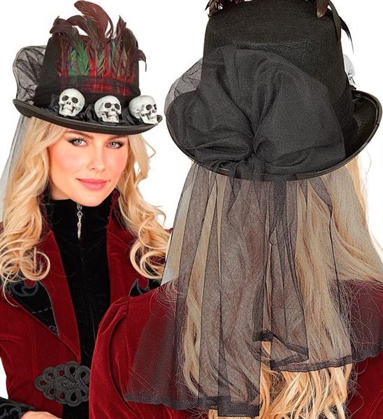 Grote foto halloween hoed hoog met schedels verzamelen overige verzamelingen