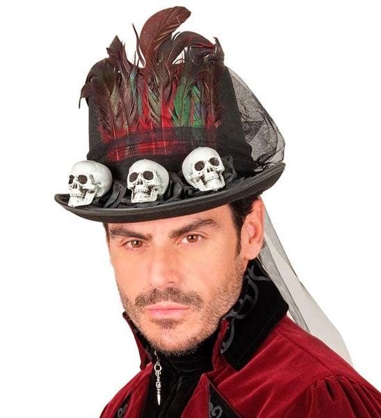 Grote foto halloween hoed hoog met schedels verzamelen overige verzamelingen