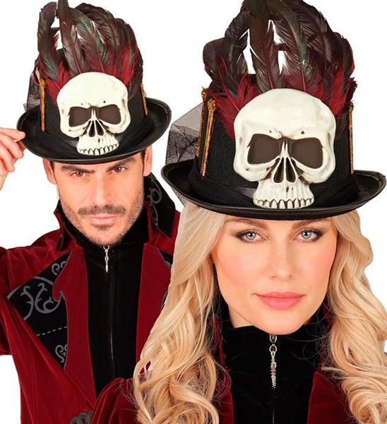 Grote foto halloween hoed hoog voodoo en botten verzamelen overige verzamelingen