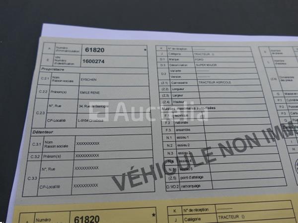 Grote foto ford super major landbouwtractor lier agrarisch tractoren