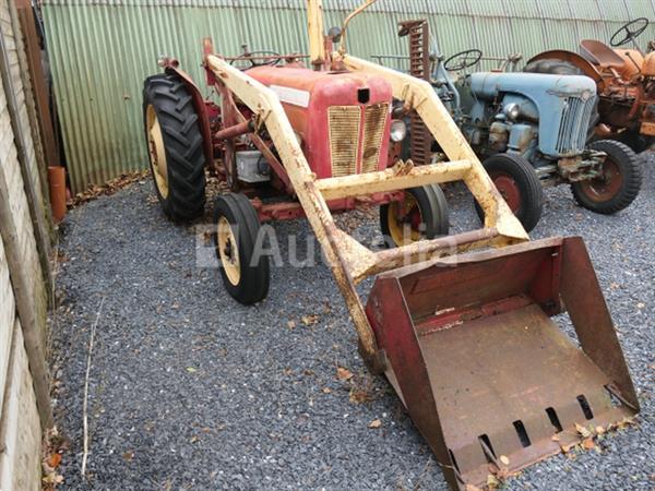 Grote foto david brown 950 landbouwtractor met voorlader vin 950a401320 agrarisch tractoren