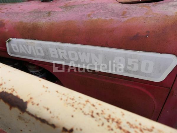 Grote foto david brown 950 landbouwtractor met voorlader vin 950a401320 agrarisch tractoren