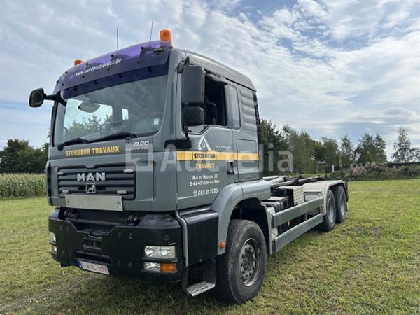 Grote foto man tga 26.430 container vrachtwagen. 6x4 doe het zelf en verbouw vrachtwagens