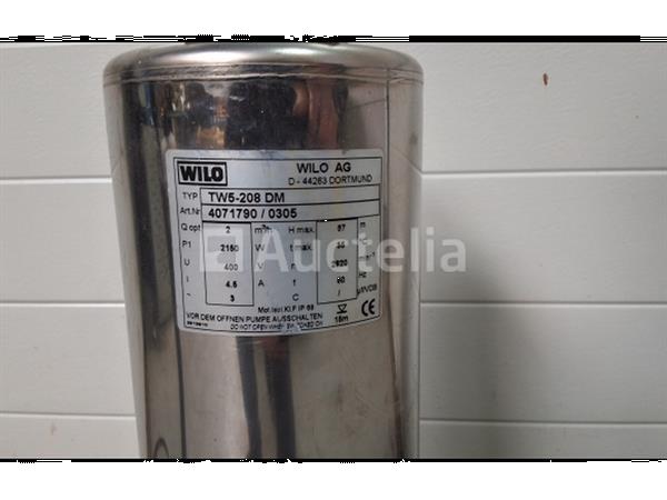 Grote foto wilo dombelpomp tw5 208 dw doe het zelf en verbouw ijzerwaren en bevestigingsmiddelen