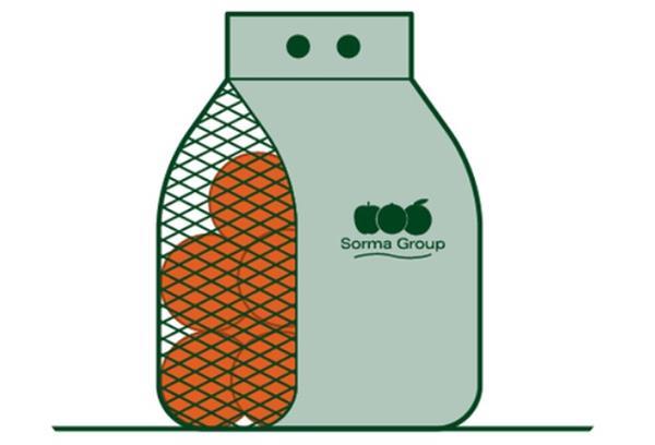 Grote foto sorma bss 134 vertbag netverpakkingsmachine agrarisch tuinbouw