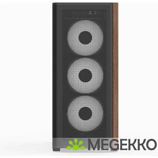 Grote foto aerocool d501a midi tower zwart computers en software behuizingen en kasten