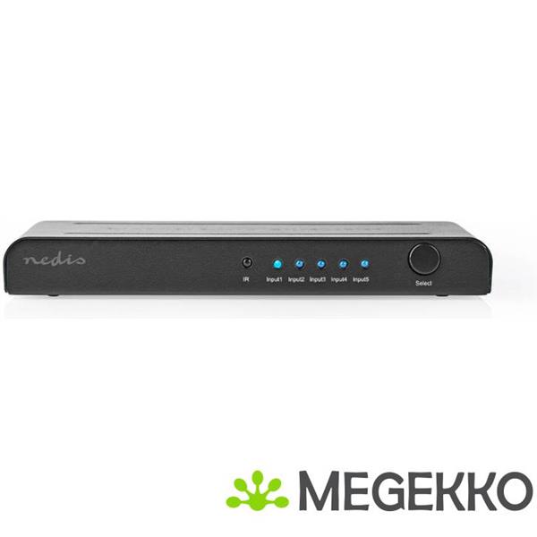 Grote foto hdmi switch 5 poorts 5x hdmi ingang 1x hdmi uitgang 4k2k 60fps hdcp2.2 computers en software netwerkkaarten routers en switches