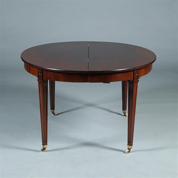 Grote foto coulissetafel met een inleg blad maar geschikt voor meedere inlegbladen no.991910 antiek en kunst stoelen en banken