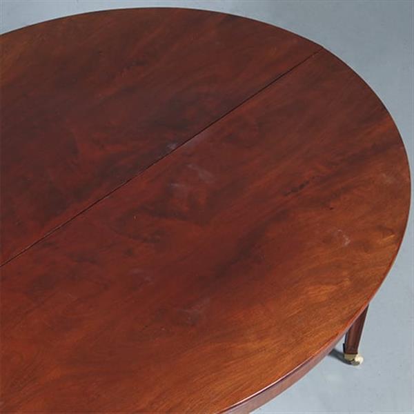 Grote foto coulissetafel met een inleg blad maar geschikt voor meedere inlegbladen no.991910 antiek en kunst stoelen en banken