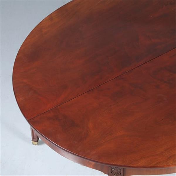 Grote foto coulissetafel met een inleg blad maar geschikt voor meedere inlegbladen no.991910 antiek en kunst stoelen en banken