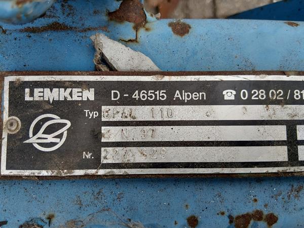 Grote foto lemken opal 110 3 schaar ploeg agrarisch ploegen