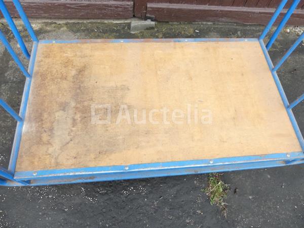 Grote foto werkplaatswagen op wielen zware belasting doe het zelf en verbouw ijzerwaren en bevestigingsmiddelen