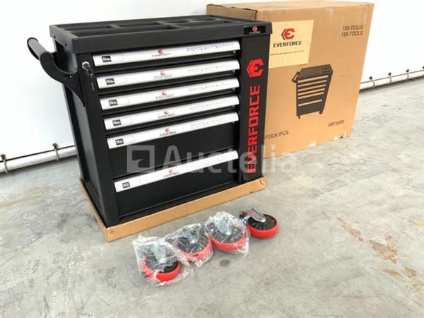 Grote foto gereedschapswagen everforce 158 delig doe het zelf en verbouw hefwerktuigen