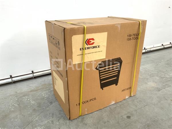 Grote foto gereedschapswagen everforce 158 delig doe het zelf en verbouw hefwerktuigen