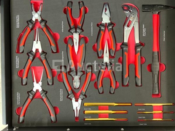 Grote foto gereedschapswagen everforce 158 delig doe het zelf en verbouw hefwerktuigen