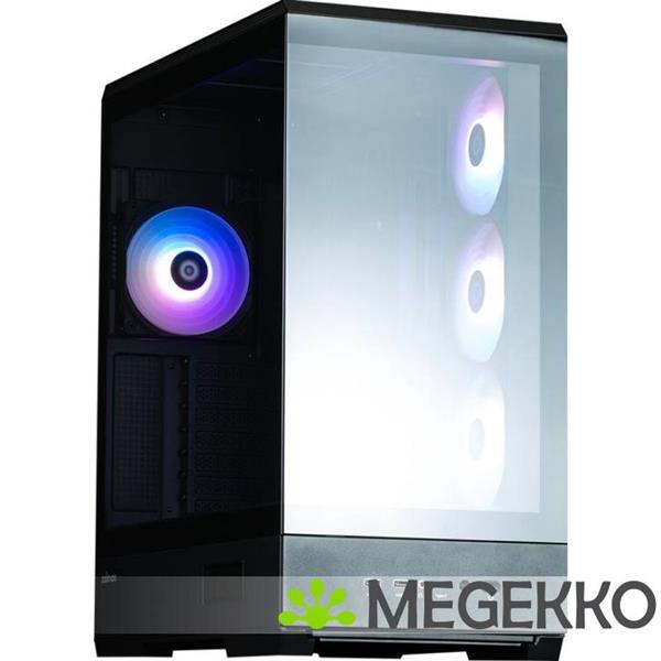 Grote foto zalman p50 ds black midi tower zwart computers en software behuizingen en kasten