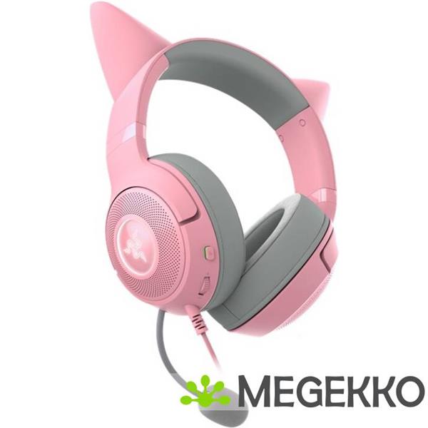Grote foto razer kraken kitty v2 bedraad roze audio tv en foto koptelefoons