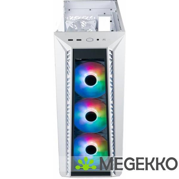 Grote foto cooler master masterbox 520 tg white argb computers en software behuizingen en kasten