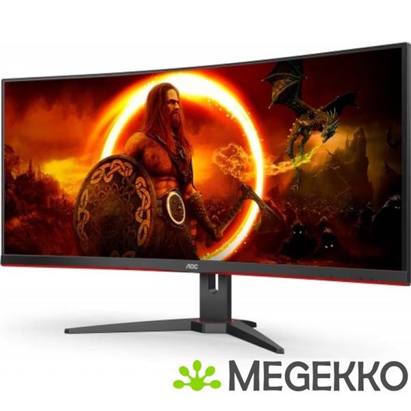 Grote foto aoc gaming cu34g2xe bk 34 wide quad hd 144hz curved va monitor computers en software overige computers en software