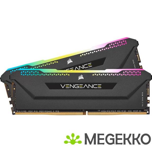 Grote foto corsair ddr4 vengeance rgb pro sl 2x8gb 3200 computers en software harde schijven