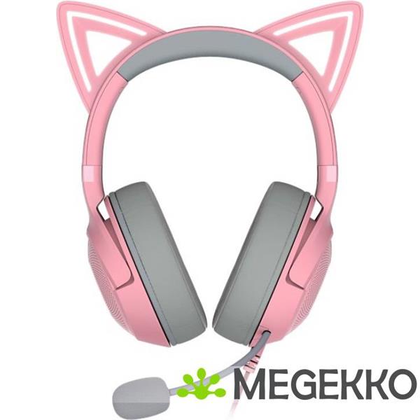 Grote foto razer kraken kitty v2 bedraad roze audio tv en foto koptelefoons
