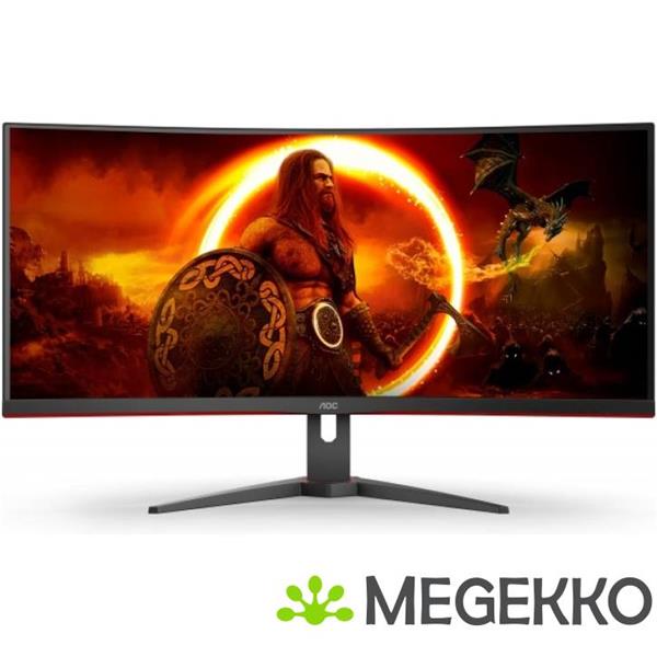 Grote foto aoc gaming cu34g2xe bk 34 wide quad hd 144hz curved va monitor computers en software overige computers en software