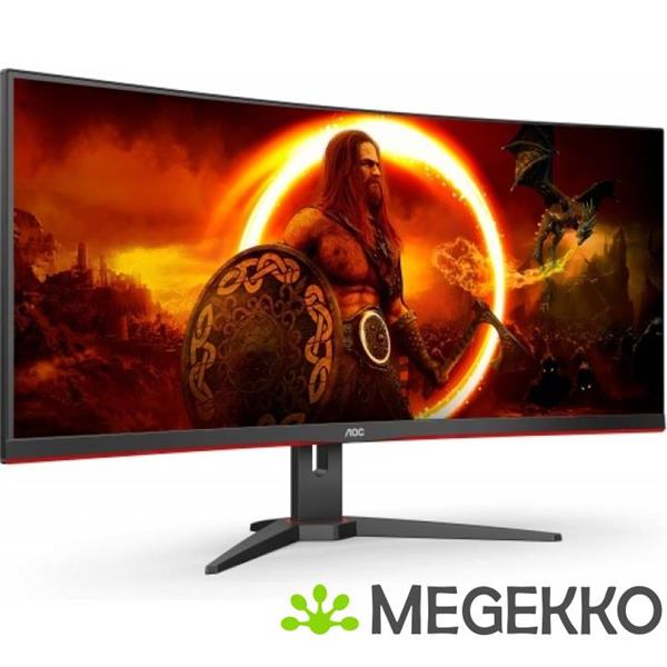 Grote foto aoc gaming cu34g2xe bk 34 wide quad hd 144hz curved va monitor computers en software overige computers en software