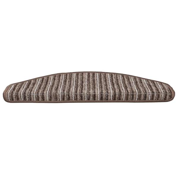 Grote foto vidaxl zelfklevende trapmatten 15 pcs bruin 65 x 21 x 4 cm huis en inrichting overige huis en inrichting