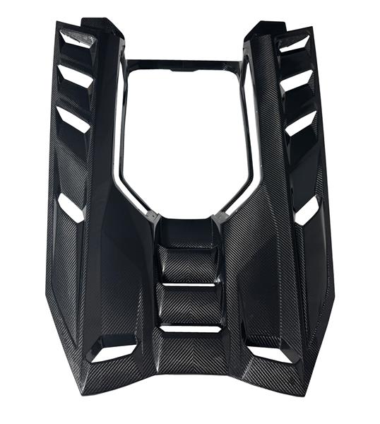 Grote foto dit betreft een lamborghini revuelto carbon motor cover klep paneel auto onderdelen tuning en styling