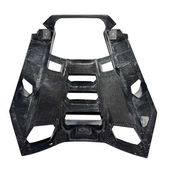 Grote foto dit betreft een lamborghini revuelto carbon motor cover klep paneel auto onderdelen tuning en styling