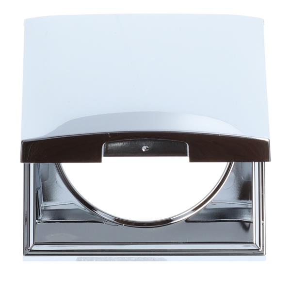 Grote foto berker afdekraam flow pure 1 vaks met klep chroom hoogglans caravans en kamperen caravan accessoires