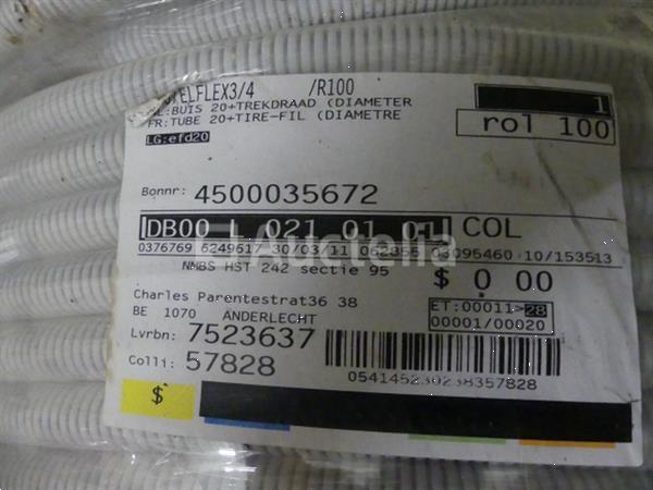 Grote foto 10 rollen van 100 meter beschermslangen voor draflex dfd20 kabel doe het zelf en verbouw onderdelen en accessoires