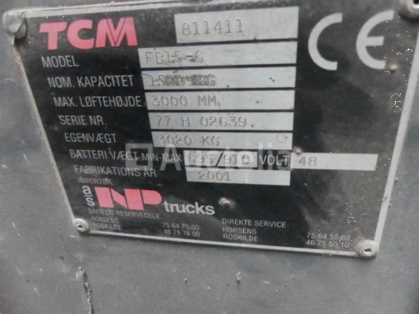 Grote foto tcm fb15 6 vorkheftruck agrarisch heftrucks