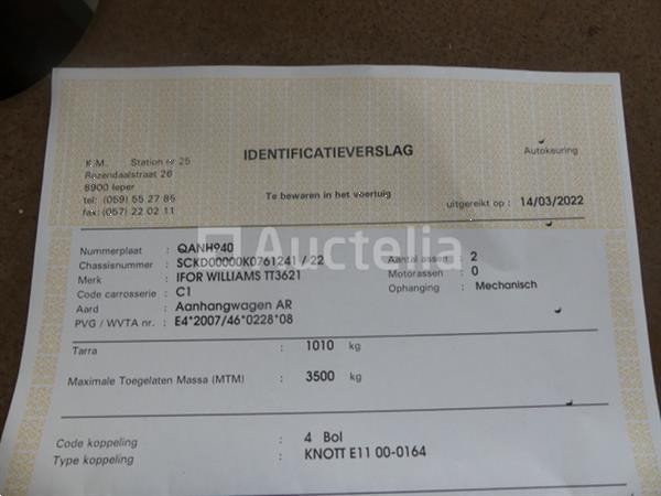 Grote foto ifor williams 2cb kipper oplegger vin sckd00000k0761241 agrarisch aanhangwagens