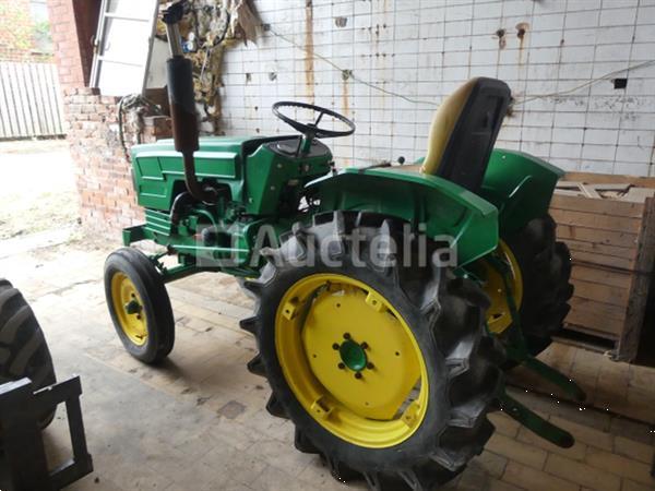 Grote foto vintage mini landbouw tractor merk en model onbekend agrarisch tractoren