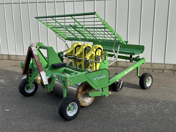 Grote foto hortech 2 manual plantmachine 3 rijen agrarisch zaaimachines