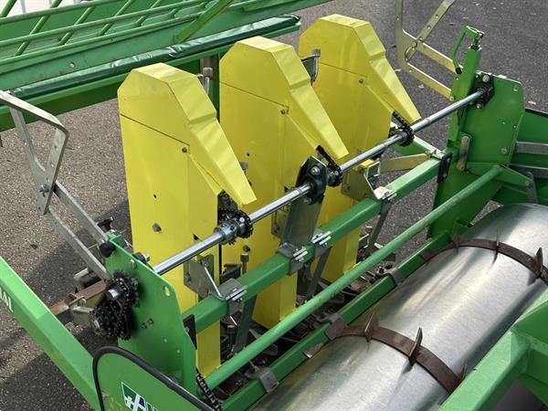 Grote foto hortech 2 manual plantmachine 3 rijen agrarisch zaaimachines