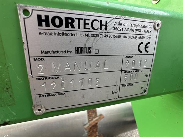 Grote foto hortech 2 manual plantmachine 3 rijen agrarisch zaaimachines