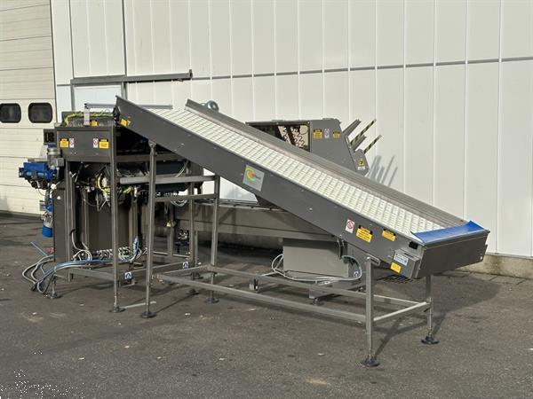 Grote foto sorma pc10 126 afweegmachine met punnet trayvuller acm 115 en ontnester dp4 115 agrarisch tuinbouw