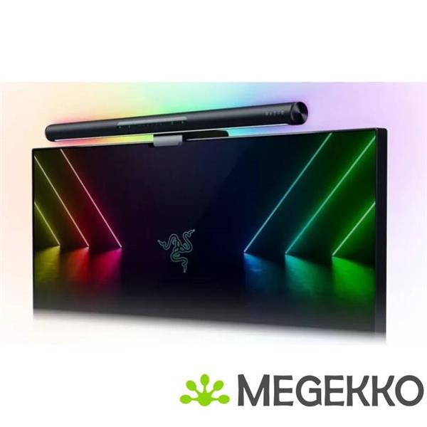Grote foto razer aether monitorlamp zwart 500 lumen computers en software overige computers en software