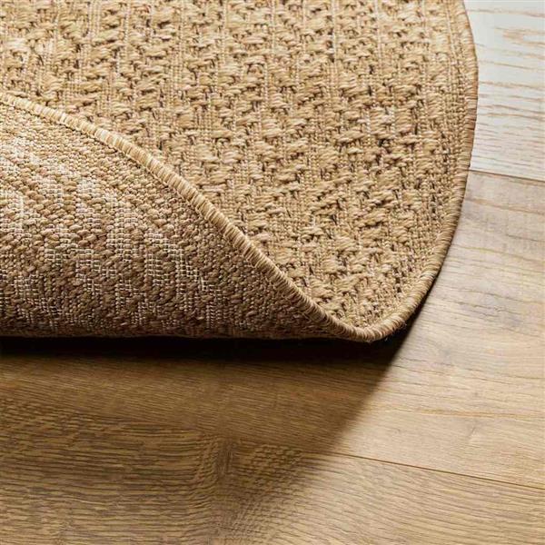 Grote foto vidaxl tapijt zizur bruin pp huis en inrichting vloerbedekking en kleden