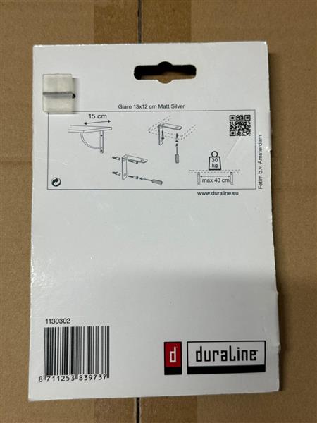 Grote foto partij 500x duraline plankdragers 2 soorten nieuw zakelijke goederen partijgoederen